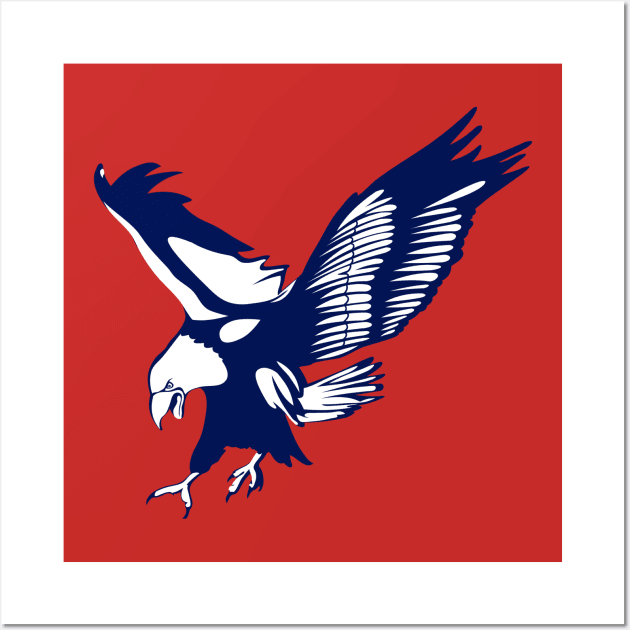 United States Eagle Wall Art by Pieartscreation